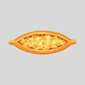 Kavurmalı Kaşarlı Pide